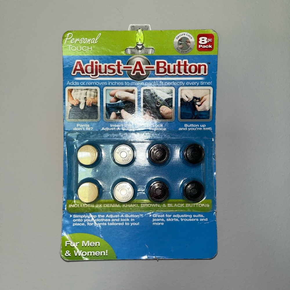 Adjust-A-Button Set for Men & Women